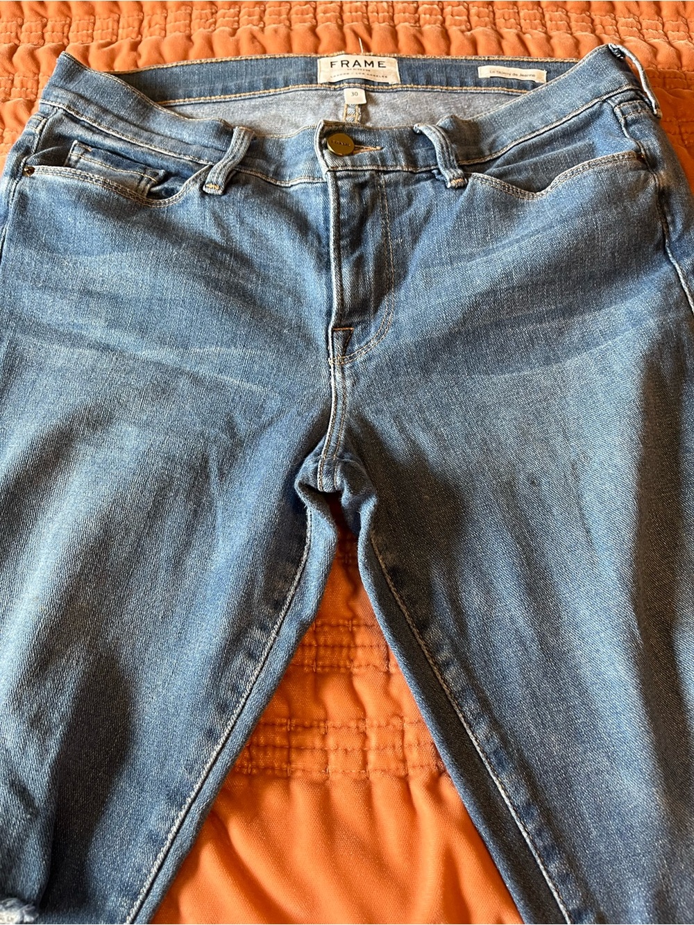 Frame Denim Women’s Mid Wash Blue Jeans